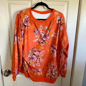 Shein 4x long sleeve blouse